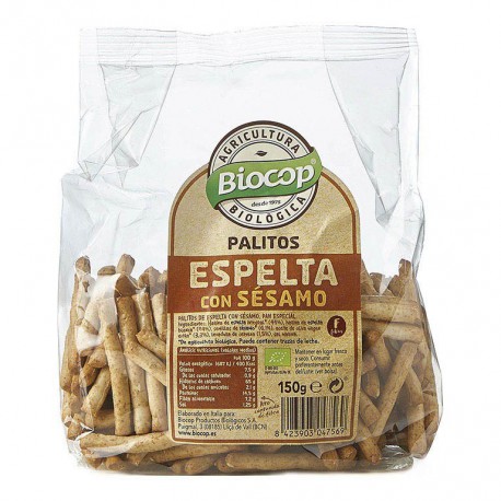 Palitos de espelta con sésamo Biocop 150 g