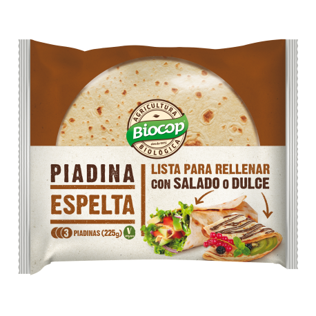 Piadina de espelta Biocop 225 g